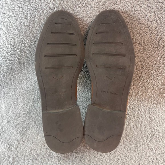 Cole Haan Essentials Men's size 9.5 Brown Wingtip Oxford Leaher Shoes C25805 - Picture 6 of 9